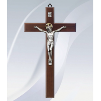 Crucifix din Lemn cu Isus Hristos 35 cm