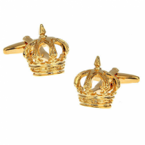 Butoni de camasa Vintage Gold Crown