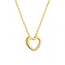 Colier din Argint 925 Golden Little Heart